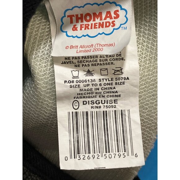 Thomas the Train Engine Halloween Costume Toddler Child One Size Up to 6 - Picture 9 of 12